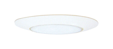 Halo Matte White 6 in. W Glass LED Shower Lens/Trim 60 W