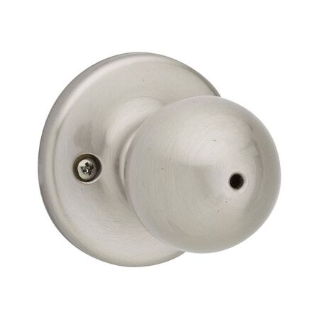 Kwikset Polo Polo Privacy Knob Satin Nickel Steel 3 Grade Left or Right Handed