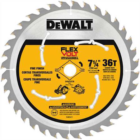 7-1/4" 36T Circular Saw Blade