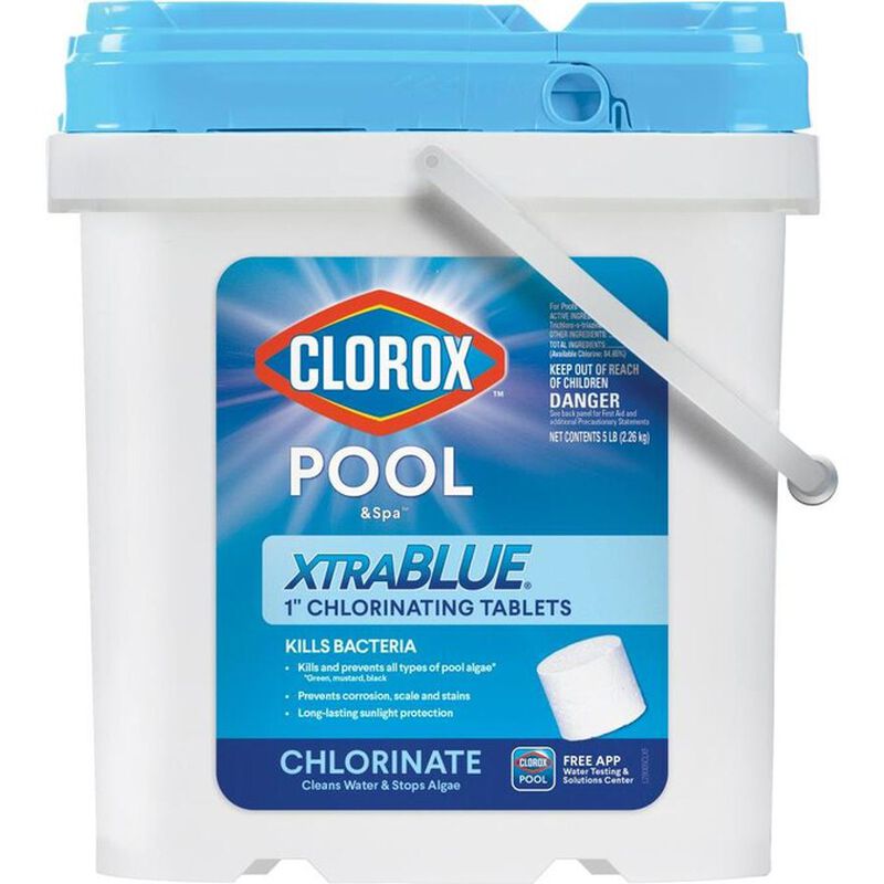 clorox pool&spa xtrablue chlorinating tablets
