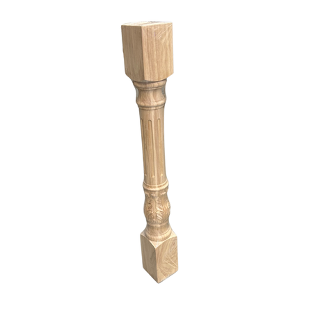4"x4" x 35.5" Post Fluted Acanthus