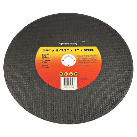 Forney 14 in. D X 1 in. Aluminum Oxide Metal Cutting Wheel 1 pc