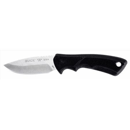 Buck Knives Black 420 HC Stainless Steel > 6 in. Fixed Blade Knife