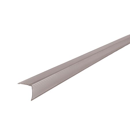 M-D Building Products 1.125 in. H X 1.125 in. W X 72 in. L Pewter Silver Aluminum Stair Edge