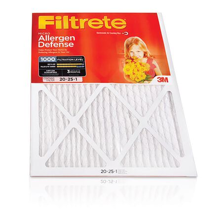  3M Filtrete 20 in. W x 25 in. L x 1 in. D Air Filter Stine Home 