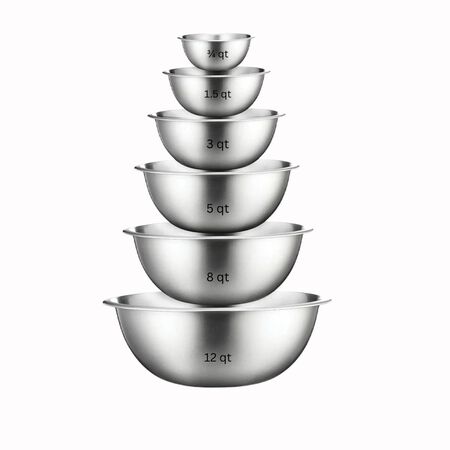 Bene Casa Mixing Bowl 3 QT Stainless Steel