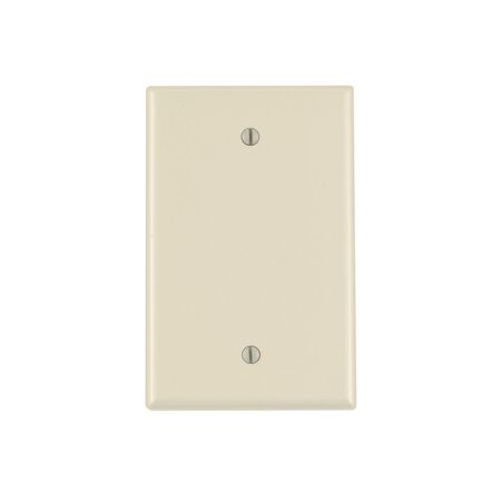 Leviton Ivory 1 gang Nylon Blank Wall Plate 1 pk