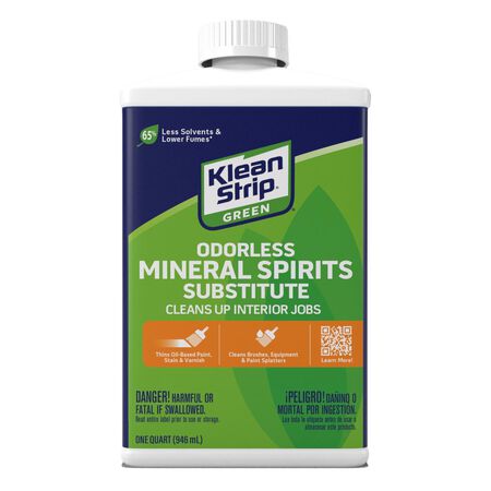 Klean Strip Green Mineral Spirits Oil-Based Thinner 32 oz