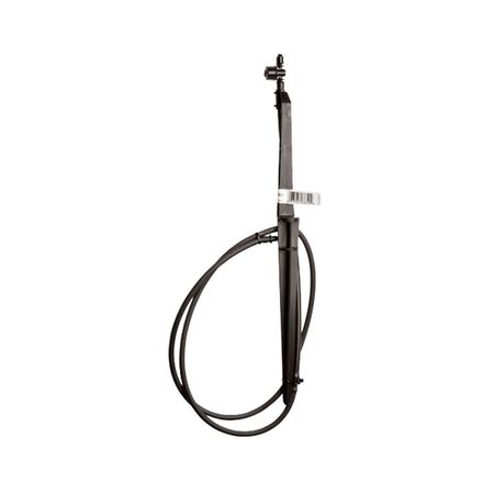 Rain Bird MSSTKTQ1SX Series Fan Micro Spray with Tall Staked Riser, 0 to 31 gph, 30 psi Operating, Part-Circle, Black