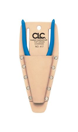 CLC 1 pocket Leather Plier and Tool Holder 3.8 in. L X 8.3 in. H Tan