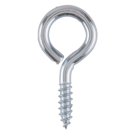 Ace 3/16 in. D X 1-5/8 in. L Zinc-Plated Steel Screw Eye 60 lb. cap. 6 pk