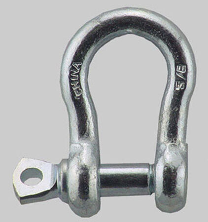 Campbell Chain Zinc Plated Forged Steel Anchor Shackle Silver 1000 lb. 1 pk