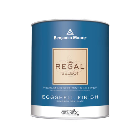 Benjamin Moore Regal Select Eggshell White Paint and Primer Interior 1 qt