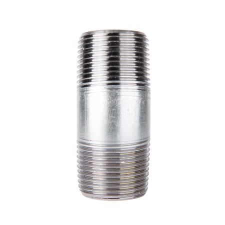 STZ Industries 2 in. MIP each X 2 in. D MIP Galvanized Steel 3 in. L Nipple