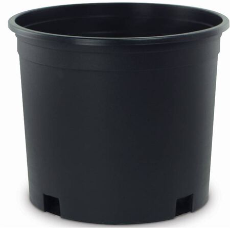 New England Pottery Nursery Container 3 Gallon Black 25ea/10.5in