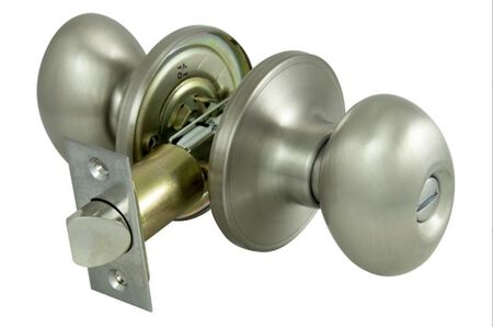 ProSource TYLP10V-PS Privacy Lockset, Tubular Design, Brass