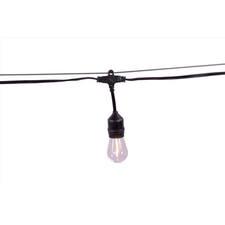 Belle Luci LED Patio Light Set Warm White 18 ft. 10 lights