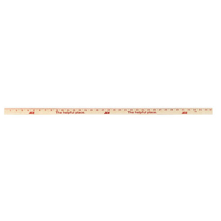 Ace Yardstick 36 in. L x 1-1/8 in. W