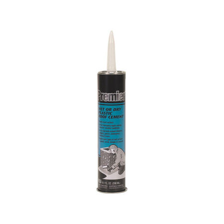 Premier Asphalt Wet/Dry Surface Roof Cement 10.1 oz. Black