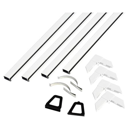 Phifer Wire Gloss White Aluminum 5/16 in. W X 60 in. L Screen Frame Kit 1 pk