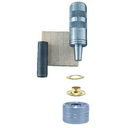 General 1/4 in. D Brass Grommet Kit 1 pk