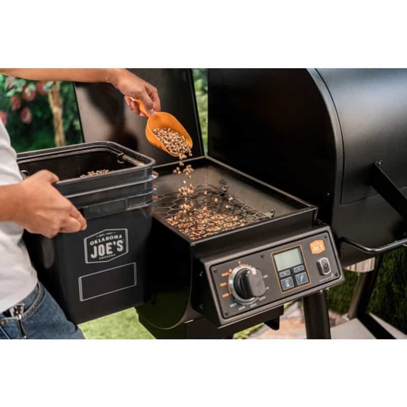 Oklahoma Joe's Plastic Pellet Bucket Kit For Pellet Grills 11 in. L x