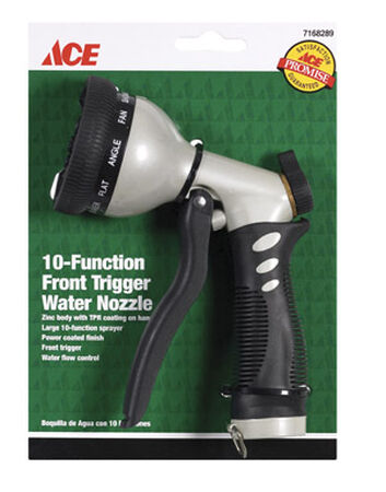 Ace 8 pattern Adjustable Hose Nozzle Zinc