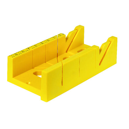 Ace 12 in. L X 4 in. W Plastic Mitre Box Yellow 1 pc