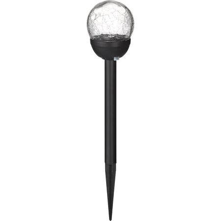 Living Accents Black Solar Powered 0.06 W LED Pathway Light 1 pk