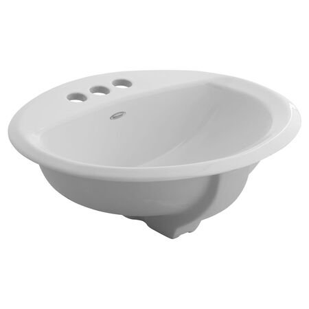 American Standard Aqualyn Vitreous China Bathroom Sink 17.38 in. W X 20.38 in. D White