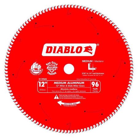Diablo 12 in. D X 1 in. TiCo Hi-Density Carbide Circular Saw Blade 96 teeth 1 pk