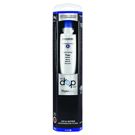 Whirlpool EveryDrop Filter 6 Refrigerator Replacement Filter For Whirlpool Filter 6