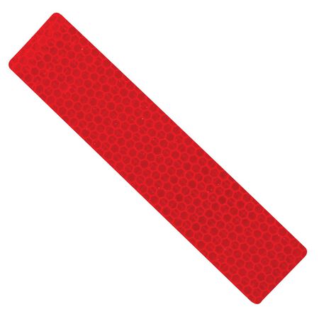 Hillman 1 in. W X 6 in. L Red Reflective Safety Tape 1 pk