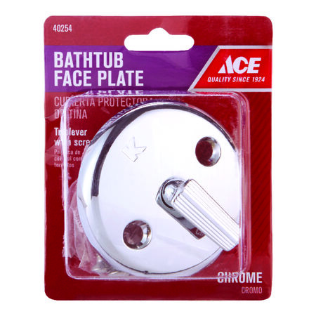 Ace Chrome Trip Lever Face Plate