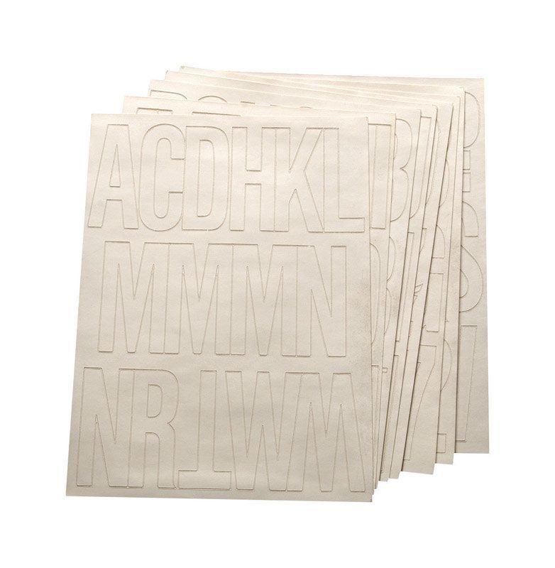 Hy Ko Self Adhesive White 3 In Vinyl Letters And Numbers 0 9 And A Z Stine Home Yard The Family You Can Build Around