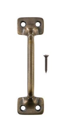 Ace 4 in. L Antique Brass Brass Universal Sash Lift Handle 1 pk