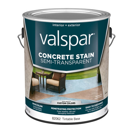 Valspar Semi-Transparent Tintable Base 4 Concrete Stain 1 gal