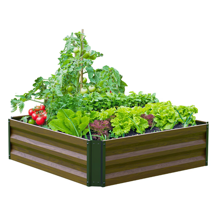 Urban Gardener Promotional Steel Expandable Raised Bed Garden 36 in. x 36 in. x 10 in.