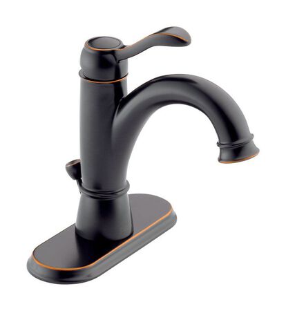 Delta Porter Single Handle Lavatory Faucet 4 in. Oil Rubbed Bronze