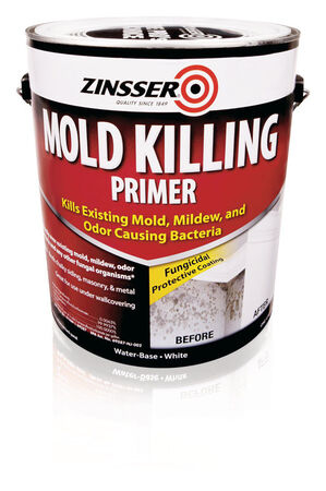 Zinsser White Water-Based Acrylic Mold Killing Primer 1 gal.