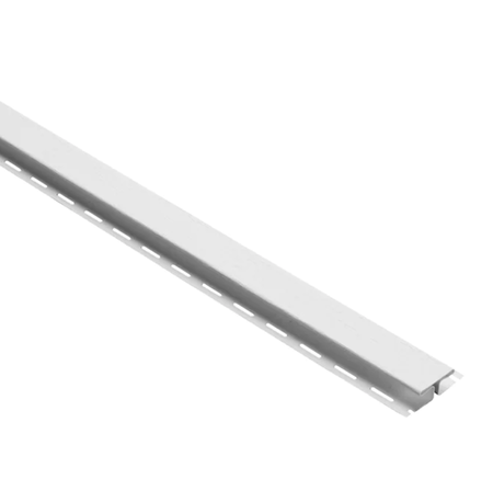 Georgia-Pacific H-Trim White 1.875" x 150" Vinyl Siding Trim