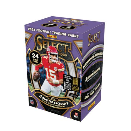 Panini 2025 Select Football Blaster Box Trading Cards 24 Pack