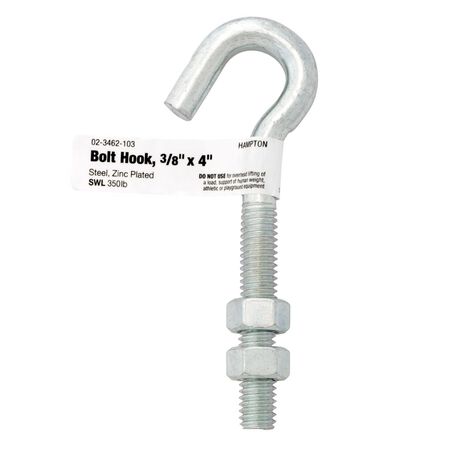 Ace Small Zinc-Plated Silver Zinc 1.25 in. L Hook Bolt 425 lb 1 pk