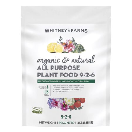 Whitney Farms Organic Granules All Purpose Plant Food 4 lb.