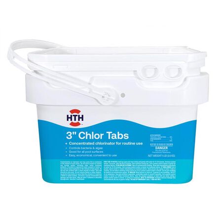 HTH Pool Care 3"  Tablet Chlorinating Chemicals 5 lb