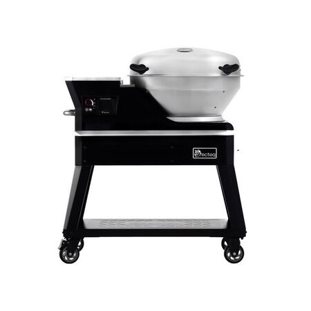 Recteq Bullseye Deluxe 380BD Wood Pellet WiFi Grill and Smoker Black/Silver