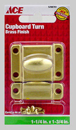 Ace Interior Steel Satin Brass Cupboard Turn