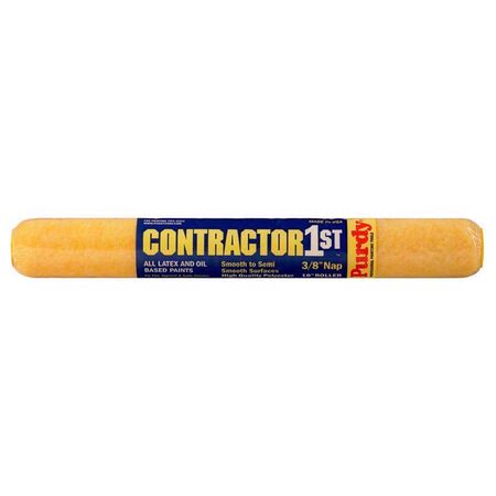 Purdy Contractor 1st Polyester 18 in. W X 3/8 in. Paint Roller Cover 1 pk