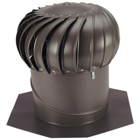 Vent Turbine w/Base Bronze 14"