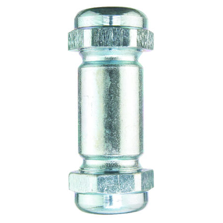 STZ Industries 1 in. Compression X 1 in. D Compression Galvanized Malleable Iron 3 in. L Coupling